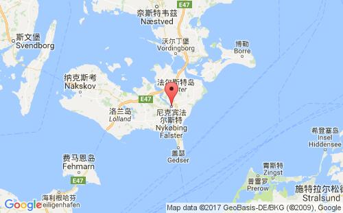 尼克宾港港口位置