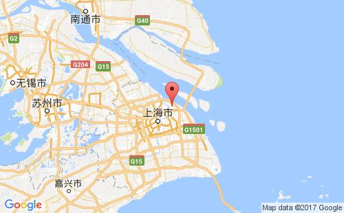 外高桥,上海港港口位置