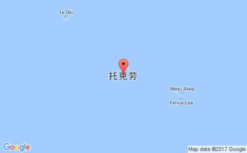 托克劳港港口位置