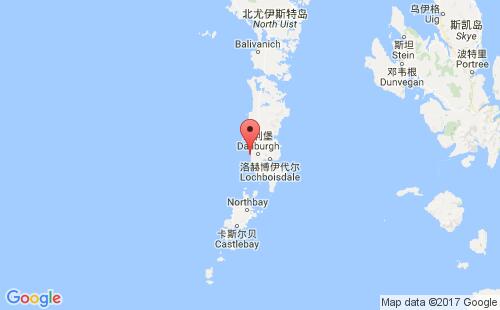 洛赫博伊斯代尔港港口位置