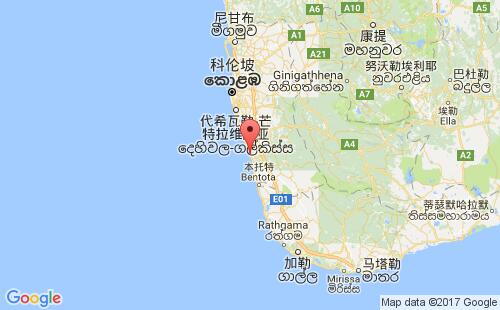 卡卢特勒港港口位置