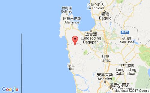 圣克鲁斯港港口位置