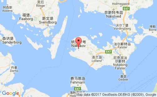 纳克斯考港港口位置