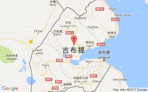 吉布提港港口位置