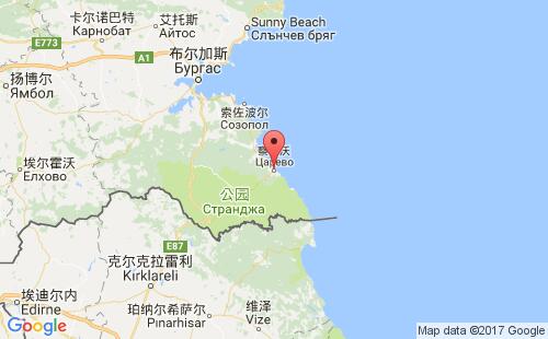 米丘林港港口位置