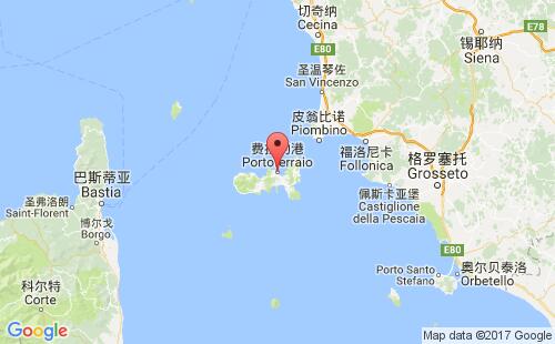 费拉约港港口位置