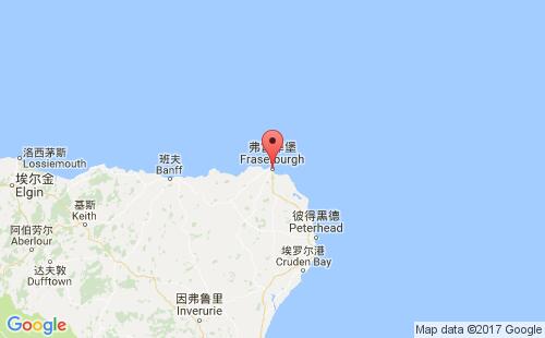 弗雷泽堡港港口位置