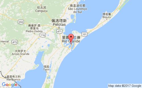 里奥格兰德港港口位置