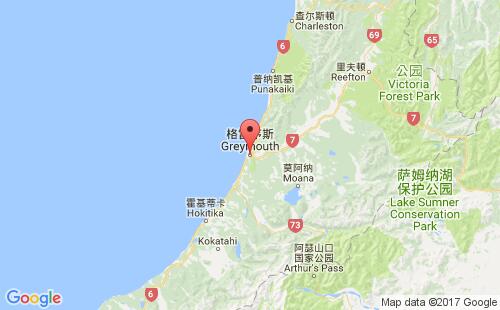 格雷茅斯港港口位置