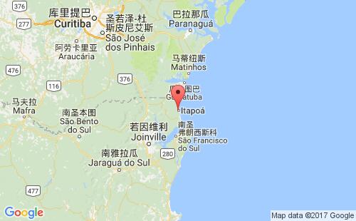 伊塔波阿港港口位置