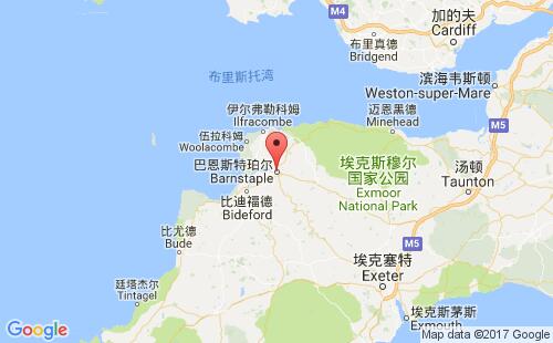 巴恩斯特珀尔港港口位置