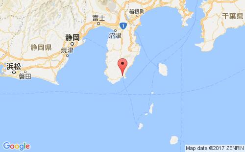 下田港港口位置