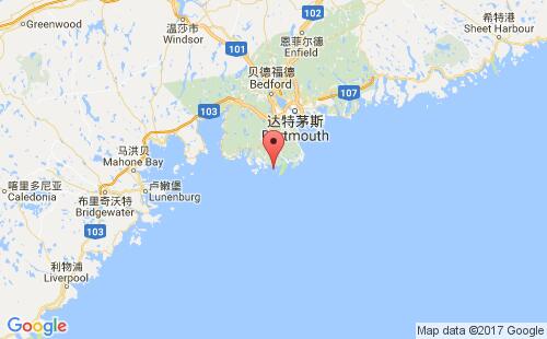 七岛港港口位置