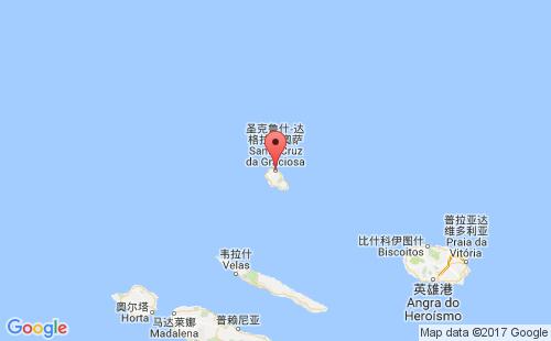 圣克鲁斯港港口位置