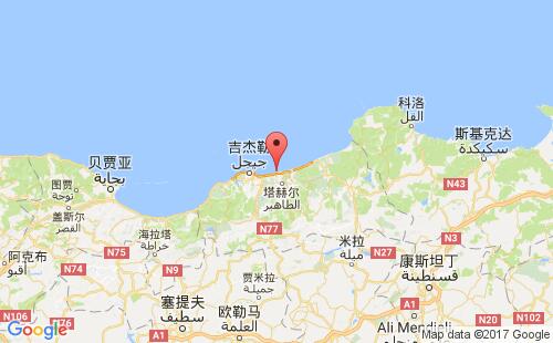 杰恩杰恩港港口位置