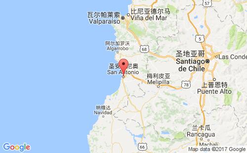 圣安东尼奥港港口位置