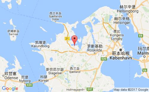 霍尔克港港口位置