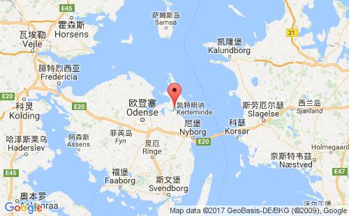 凯特明讷港港口位置