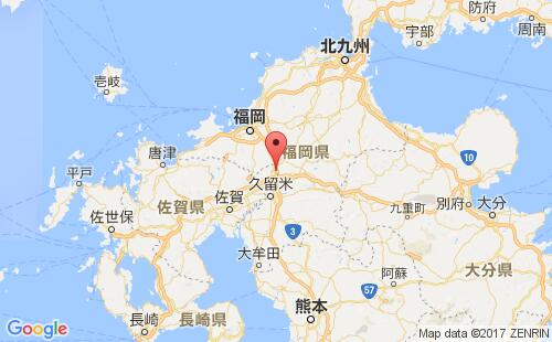 小仓港港口位置