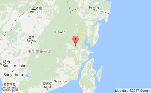 哥打巴鲁港港口位置