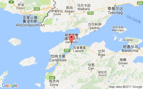 盖利埔卢港港口位置