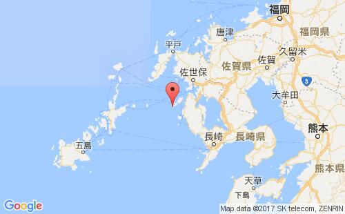 崎 户港港口位置