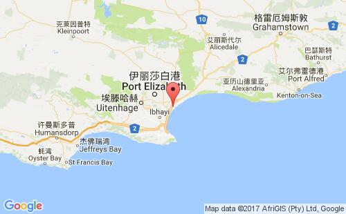 库哈港港口位置