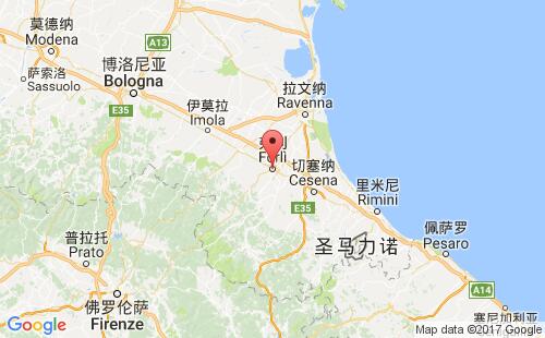 弗利港港口位置