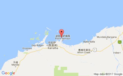 拉姆贝特角港港口位置