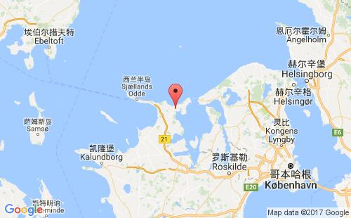 尼克宾港港口位置