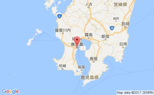 鹿儿岛港港口位置