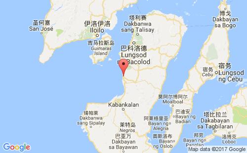 希尼加兰港港口位置