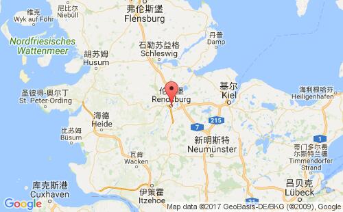 伦茨堡港港口位置