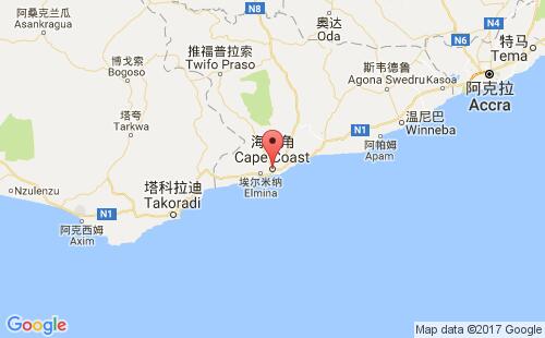 海岸角港港口位置