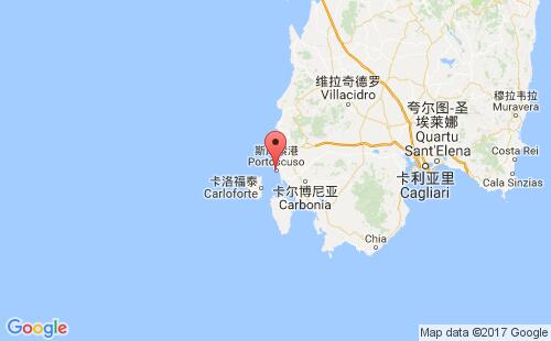 斯库索港港港口位置