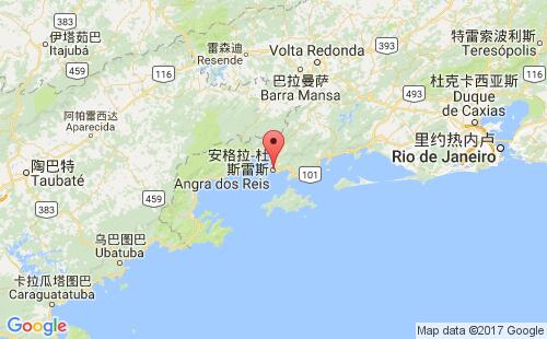 安格拉杜斯雷斯港港口位置