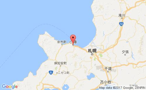 小樽港港口位置