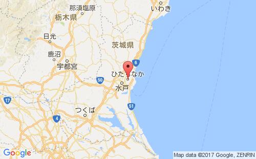 日立那珂港港口位置