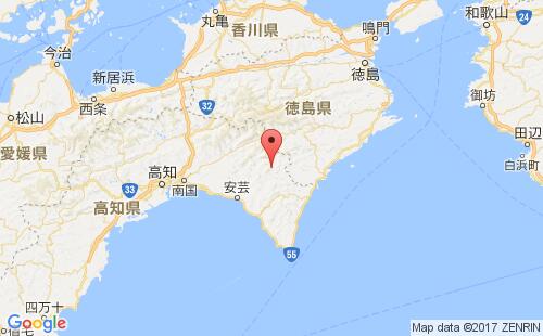 谷山港港口位置