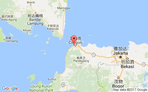 芝格丁港港口位置
