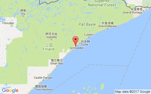 塔科尼特港港港口位置