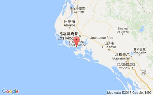 托波洛班波港港口位置