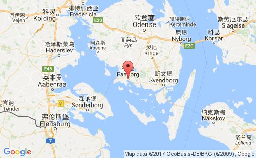 福堡港港口位置