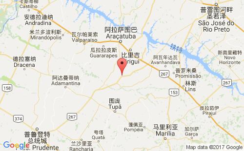 格雷戈里乌港港口位置