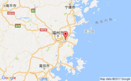 马尾,福州港港口位置