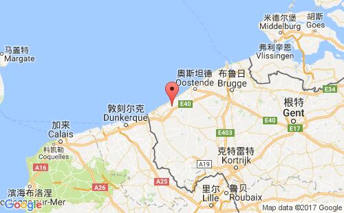 尼乌波特港港口位置