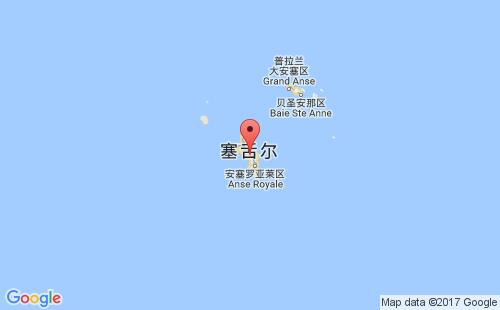 马埃岛港港口位置