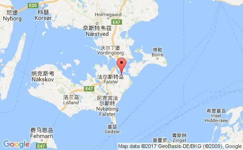 斯图德斯特鲁普港港口位置