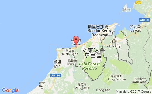 诗里亚港港口位置