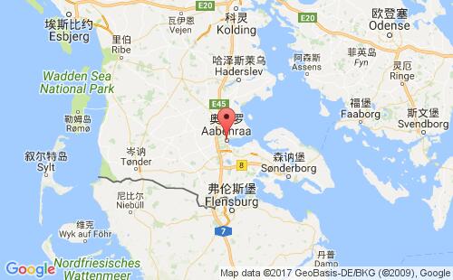 奥本罗港港口位置